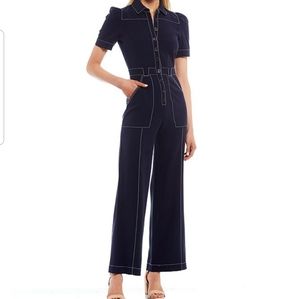 ISO A Loves A Contrast Stitch Jumpsuit